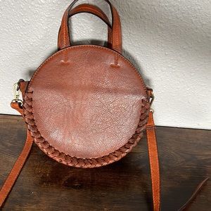 Free People Round Braided Crossbody bag